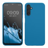 Husa Kwmobile pentru Samsung Galaxy A14 5G, Albastru, Silicon, KWM0000195F018C, Carcasa