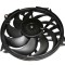 GMV radiator electroventilator Citroen Berlingo, 12.1999-2008, Peugeot Partner, 04.2000-2008, motor 2.0 HDi, diesel, cutie manuala, cu AC, 396 mm; 2