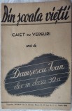 Cumpara ieftin DIN SCOALA VIETII: CAIET DE VERSURI SCRIS DE DAMSESCU IOAN/BRASOV 1944/DEDICATIE