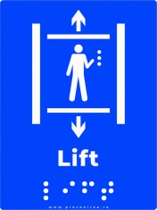 Placute braille lift pentru nevazatori foto