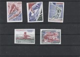 Monaco 1976 - Sport,J.O.Montreal,Serie 5 valori nedantelate (fara posta aeriana) ,MNH , Yt.1057-1061