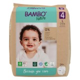 Scutece Ecolabel, marimea 4, 7-14 kg, 22 bucati, Bambo Nature