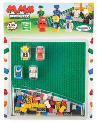 Set de blocuri de constructie Micromax MMX BLOCK SET 105 buc. foto