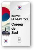 eSIM Internet Coreea de Sud, valabil 30 zile, trafic 50 GB, Standard