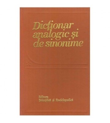 colectiv - Dictionar analogic si de sinonime - 124076 foto