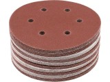 Set 50 Discuri Abrazive Velcro, 150Mm, 6 Gauri, P80
