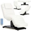 Pat fotoliu pentru masaj &icirc;ncălzire electrică pentru salon cosmetic pedichiură reglare control pedală + telecomandă 3 actuatoare Max