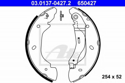 Set saboti frana FORD TRANSIT platou / sasiu (FM, FN) (2000 - 2006) ATE 03.0137-0427.2 foto