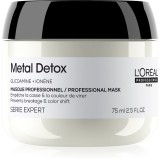 L&rsquo;Or&eacute;al Professionnel Serie Expert Metal Detox mască hrănitoare profundă pentru par vopsit si deteriorat 75 ml