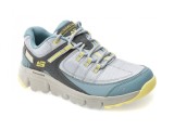 Pantofi sport SKECHERS albastri, SUMMITS AT, din material textil