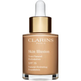 Cumpara ieftin Clarins Skin Illusion Natural Hydrating Foundation makeup radiant cu hidratare SPF 15 culoare 110N Honey 30 ml