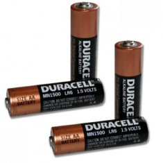 Duracell set 4 baterii LR6 tip AA foto