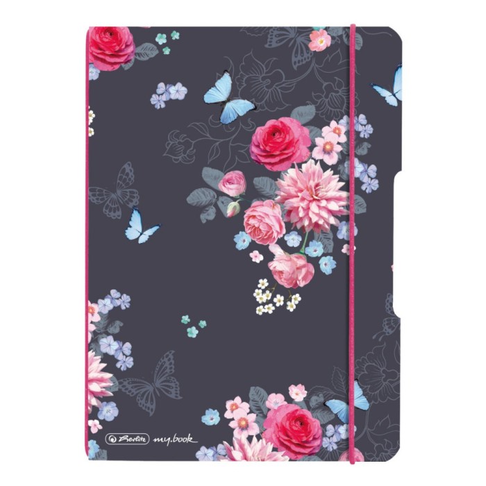 CAIET MY.BOOK FLEX A5 40F PATRATELE LADYLIKE FLOWERS