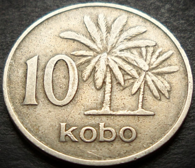 Moneda exotica 10 KOBO - NIGERIA, anul 1973 * cod 1630 foto