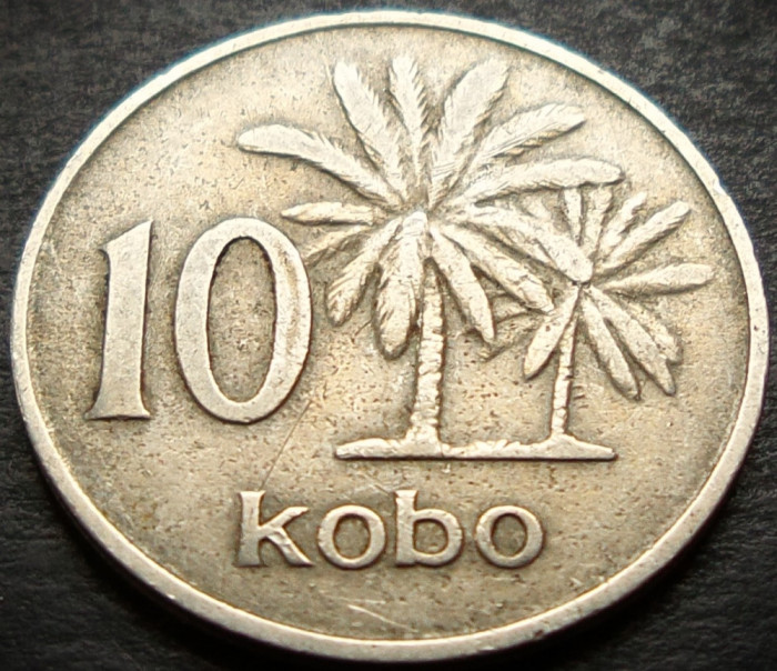 Moneda exotica 10 KOBO - NIGERIA, anul 1973 * cod 1630