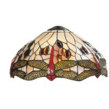 Cumpara ieftin Abajur veioza sticla polirasina Tiffany 30x17 cm