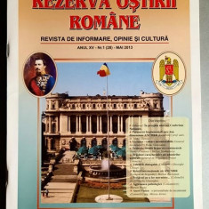 Revista Rezerva Ostirii Romane - nr. 1 (28) mai 2013