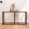 VidaXL Masă consolă, transparent, 140x35x75,5 cm, sticlă securizată 331674