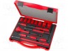 Set 16 Chei Tubulare Izolate 1kV, 8-22mm + Imbus 4-8mm, Valijoara, IEC 60900