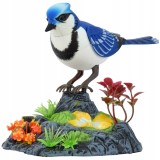 FIGURINĂ CU PĂSĂRI C&Acirc;NTĂTOARE PENTRU PENE ȘI ARTICOLE DE PAPETARIE BLUE JAY