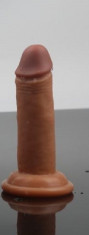 Dildo Sizler Small Sliding Silicon Ventuza 14 cm Maro Guilty Toys foto