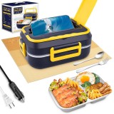 Cumpara ieftin Cutie alimentara electrica incalzita, PINGYANG RONGRONG HANDICRAFT FACTORY, 900ml, 25,5x19x12cm, neagra, set complet