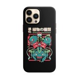 Husa compatibila cu Apple iPhone 13 Pro model Bulbasaur evolutions, Silicon, TPU, Viceversa, Transparent, Carcasa