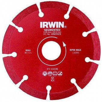 Irwin Disc diamantat laser segmentat, beton, 125mm/22.2mm foto