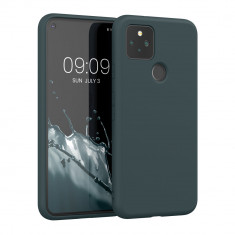 Husa Kwmobile pentru Google Pixel 5, Verde, Silicon, 53778.202