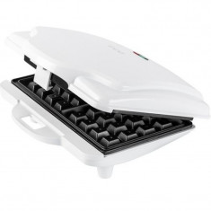 Aparat pentru preparat vafe ECG Waffle, 700 W, 2 vafe, indicator LED, clema blocare