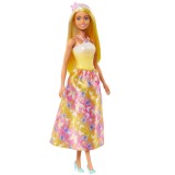BARBIE PAPUSA BARBIE CU PARUL BLOND SI GALBEN