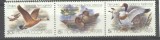 Russia USSR 1989 Birds, Ducks, strip, MNH M.281, Nestampilat