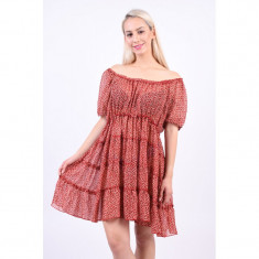 Rochie Lunga Saint Tropez Filimena Red Flower foto