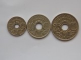 lot 3 monede 5,10,25 centimes 1922 Franta