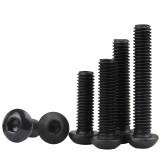 Cumpara ieftin Set 10 șuruburi laptop hard M3 5mm negre cap hexagonal