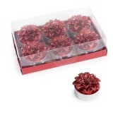 Set 12 lumanari Craciun ceara rosie &Oslash; 4 cm x 3 H