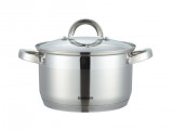 Cumpara ieftin Cratita inox 7.7 L Bohmann, 26x16 cm, capac sticla, fund 7 straturi