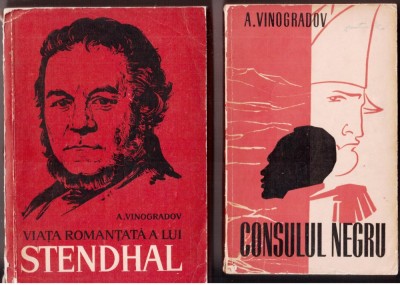 viata romantata a lui stendhal+consulul negru de anatoli vinogradov foto