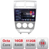 Navigatie Dodge Caliber 2006-2010 Edotec Kit-caliber-06 8 core QLED 2K 16+512 360 Android Waze USB Navigatie Internet Youtube Radio CarStore Technolog