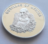 116. Moneda Uganda 1000 shillings 2003 (Gorillas of Africa - Upper body)