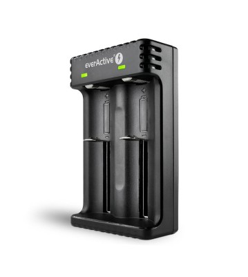 Incarcator pentru baterii cilindrice Li-ion everActive LC-200 foto