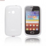Husa Silicon Alba Samsung Galaxy Mini 2 S6500 - Protectie Telefon Flexibila