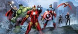 Fototapet Avengers 265x118 cm, Tapet Supereroi Marvel, Decor Camera Copii, Adeziv Inclus