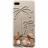 Husa silicon pentru Apple Iphone 8 Plus, Beach Sand