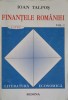 Finantele Romaniei Vol. 1 - Ioan Talpos, Sedona 1997, Economie, Marketing, Carte Romana