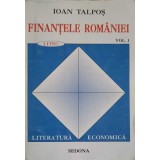 FINANTELE ROMANIEI VOL.1-IOAN TALPOS-258027