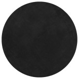Cumpara ieftin Covor HUARTE, fir scurt, moale si lavabil, negru, &Oslash; 200 cm