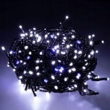 Instalatie lumini pentru bradul de Craciun, 61,5 metri, 1000 LED-uri cu flash, alb Household NewTrend