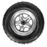 Roata roaba Micul Fermier 3.50-8 cu janta gri, pneu cu camera