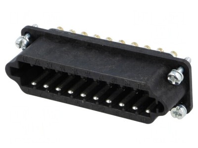 Conector HDC cu inserturi de contact mamă 20 PIN 10A 25V foto